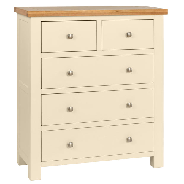 Dorset Painted Oak Chest Of Drawers 2 + 3