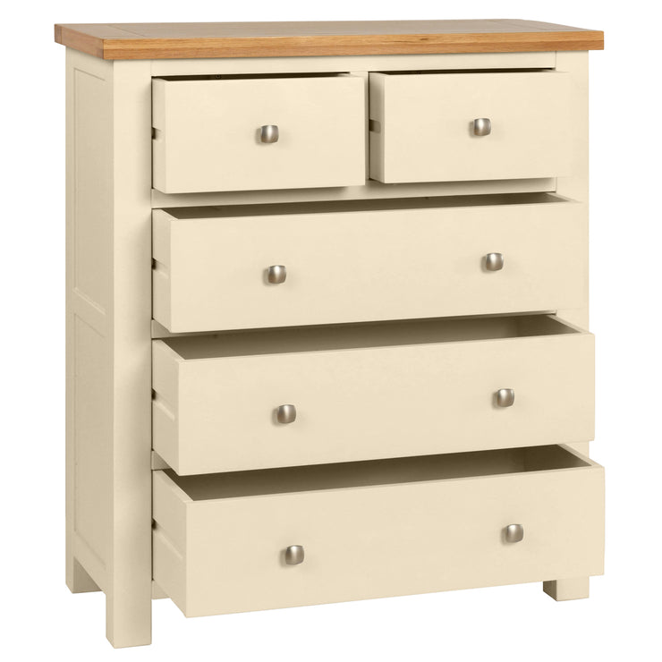 Dorset Painted Oak Chest Of Drawers 2 + 3