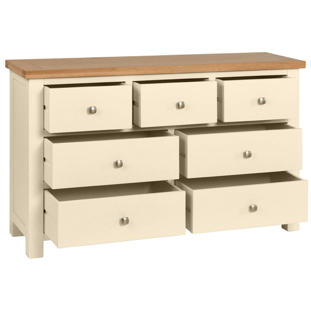 Dorset Painted Oak Chest Of Drawers 3 Over 4