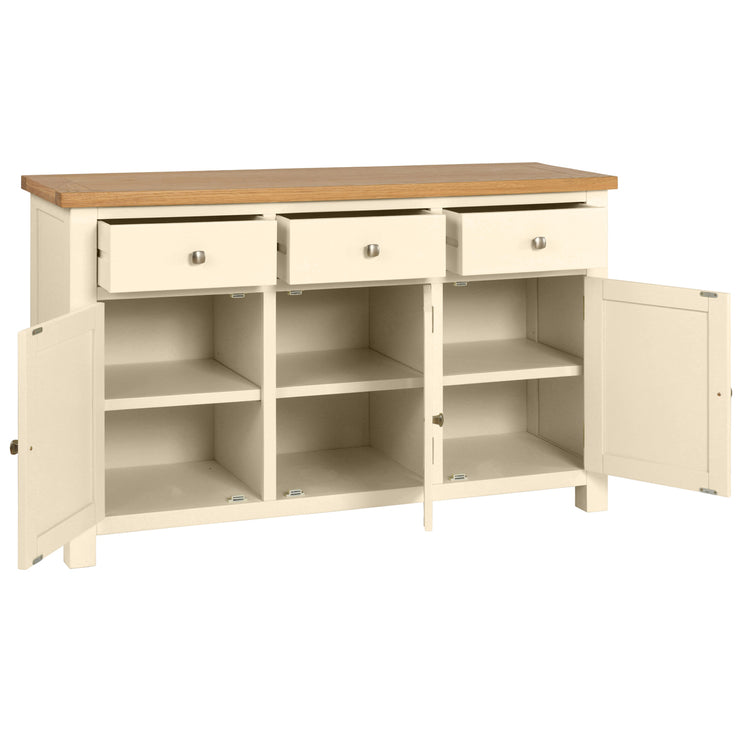 Dorset Painted Oak Sideboard with 3 Doors