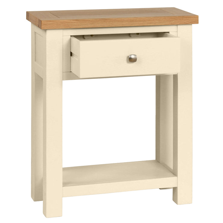 Dorset Painted Oak Console Table with 1 Drawer