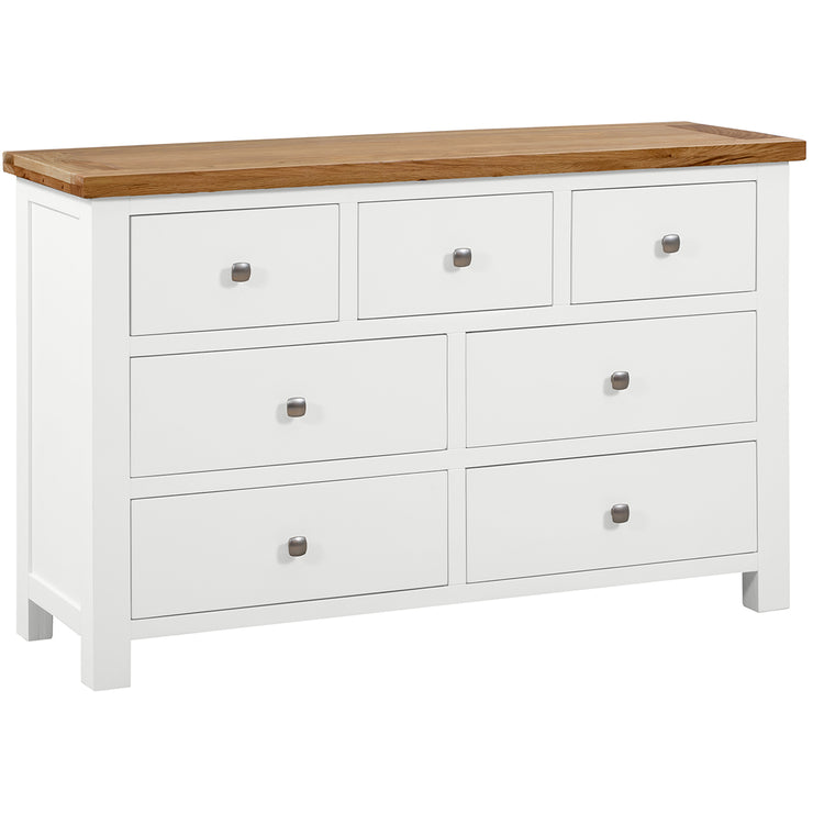 Dorset Painted Oak Chest Of Drawers 3 Over 4