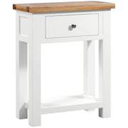 Dorset Painted Oak Console Table with 1 Drawer