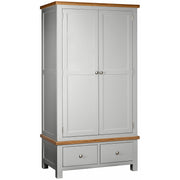 Dorset Painted Oak Double Robe with 2 Drawers
