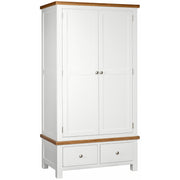 Dorset Painted Oak Double Robe with 2 Drawers
