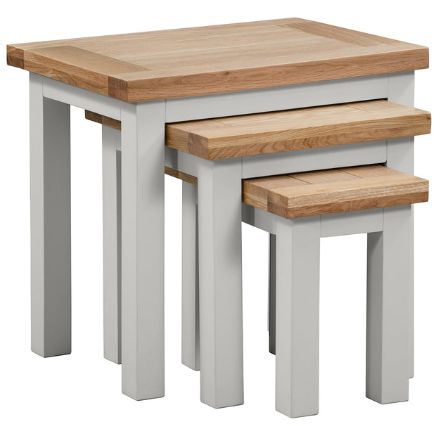 Dorset Painted Oak Nest Of Tables