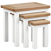 Dorset Painted Oak Nest Of Tables
