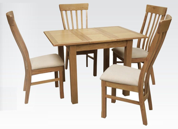 Kilmore Oak 80cm Extension Dining Set