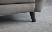 Monza 3 Seater Sofa - Mid-Grey Linen