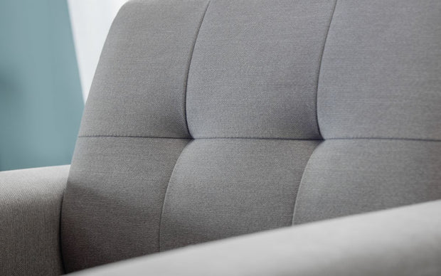 Monza 2 Seater Sofa - Mid-Grey Linen