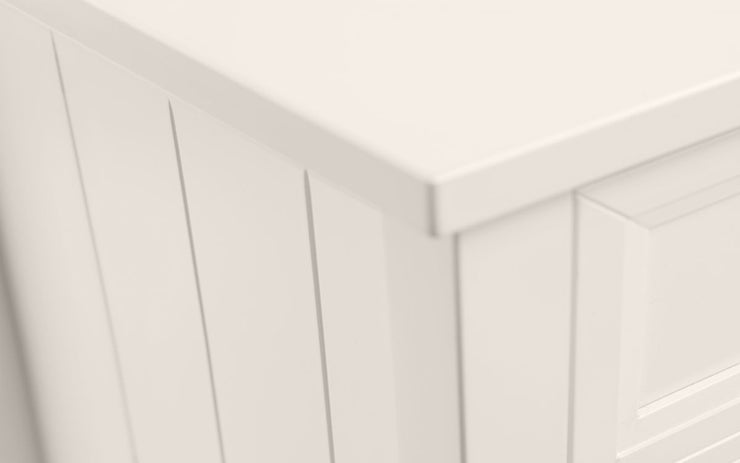 Maine 3 Drawer Chest Of Drawers - Surf White