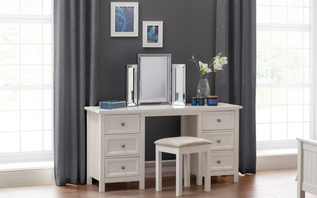 Maine Dressing Table - Surf White