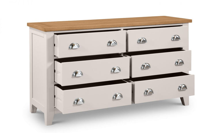 Richmond 6 Drawer Wide Chest Of Drawers