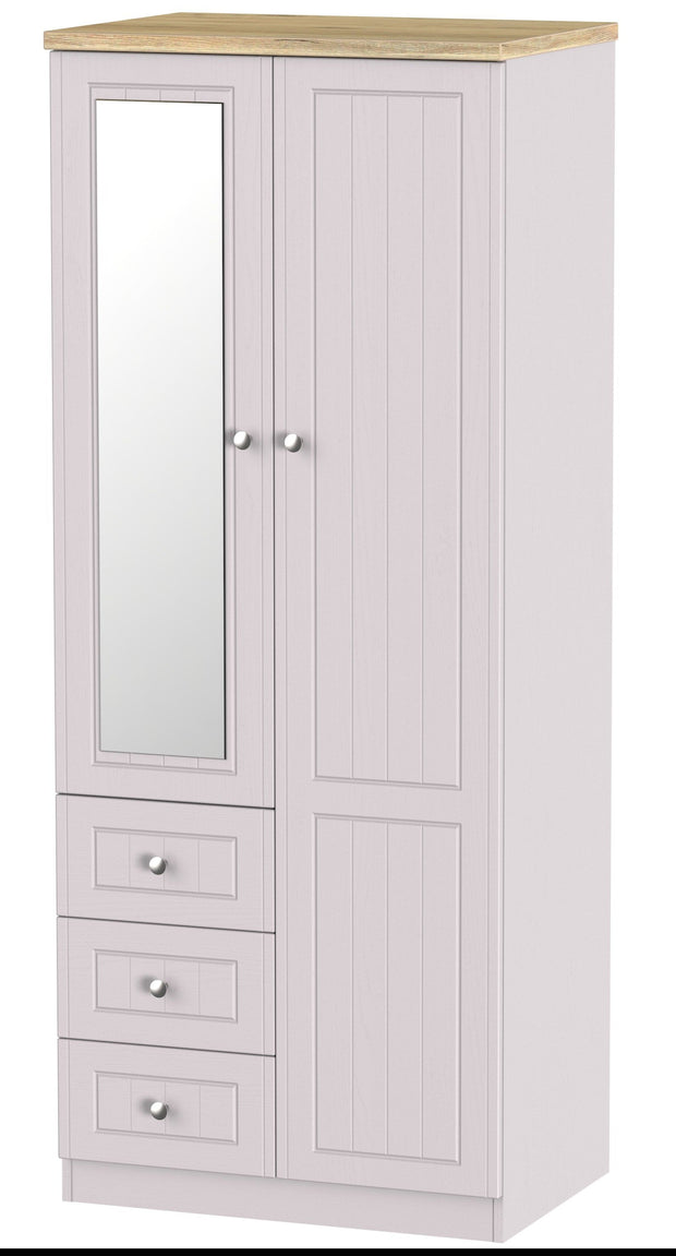 Vienna 2 Door 3 Drawer Combi Wardrobe