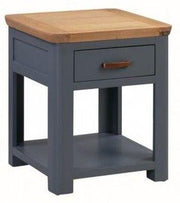 Treviso Midnight Blue End Table with Drawer
