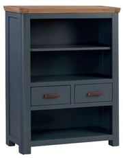 Treviso Midnight Blue Low Bookcase