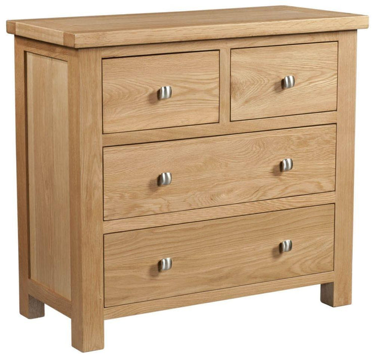 Dorset Oak 2 Over 2 Chest Of Drawers