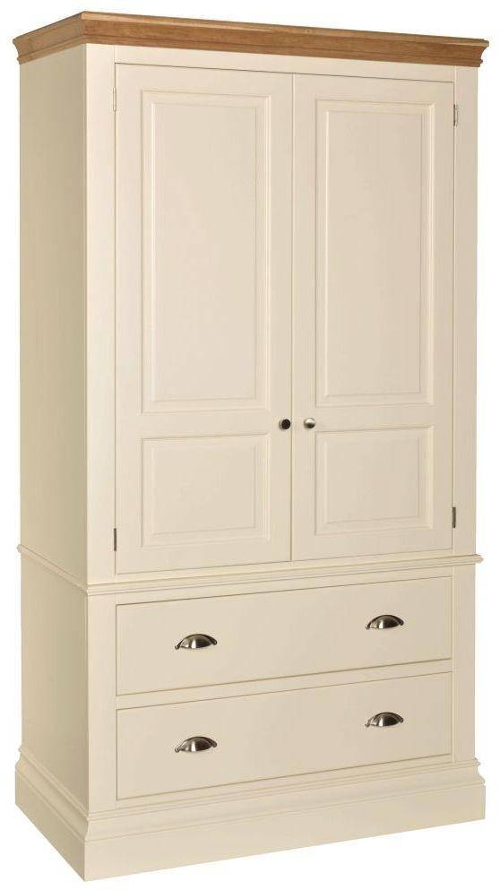 Lundy Painted 2 Door 2 Drawer Wardrobe