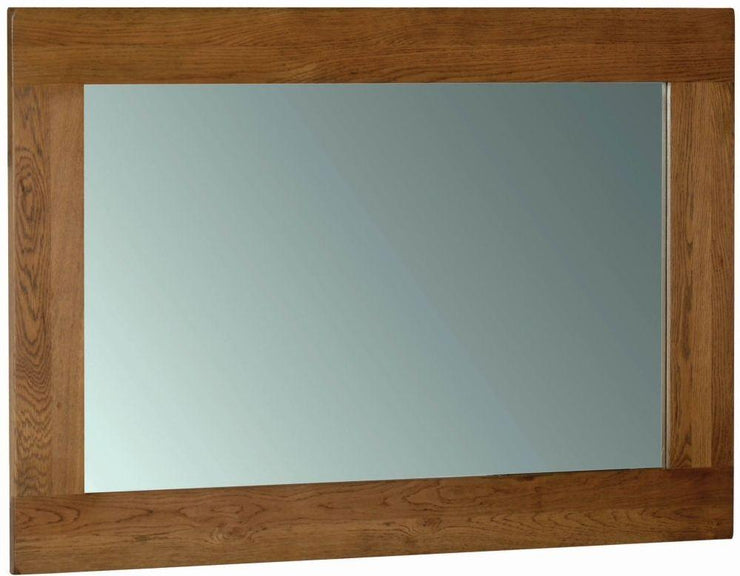 Rustic Oak Wall Mirror 130cm x 90cm