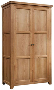 Somerset Oak Double Wardrobe With 2 Doors