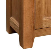 Somerset Oak Compact 3 Drawer Bedside