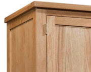 Dorset Oak Triple Wardrobe with 3 Drawers