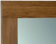 Rustic Oak Wall Mirror 90cm x 60cm