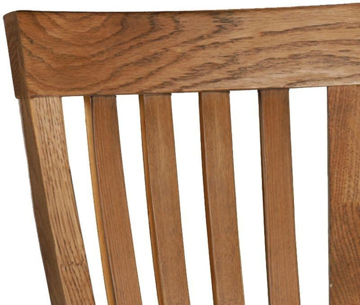 Rustic Oak Toulouse Dining Chair