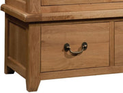 Somerset Oak Gents Wardrobe with 2 Drawers