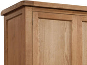 Somerset Oak Double Wardrobe With 2 Doors