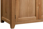 Somerset Oak Double Wardrobe With 2 Doors