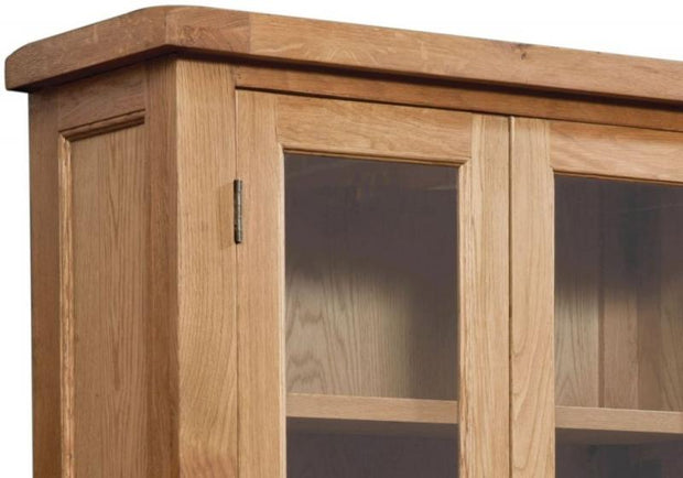 Somerset Oak Display Cabinet