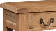 Somerset Oak 1 Drawer Console Table