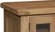 Somerset Oak Small TV Unit