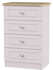 Vienna 4 Drawer Midi Chest Of Drawers