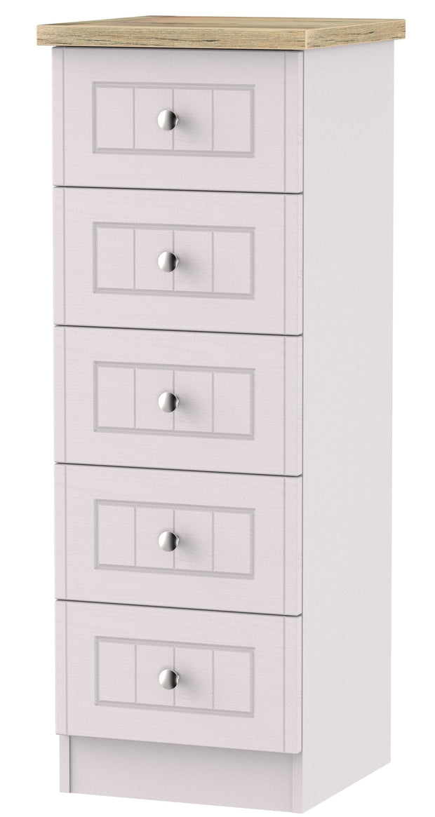 Vienna 5 Drawer Tall Chest Of Drawers