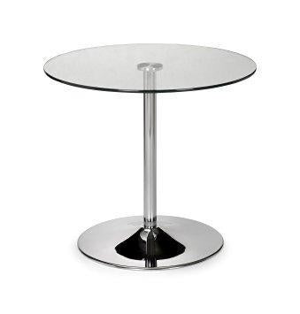 Kudos Glass Pedestal Table