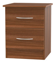 Avon 2 Drawer Bedside Cabinet
