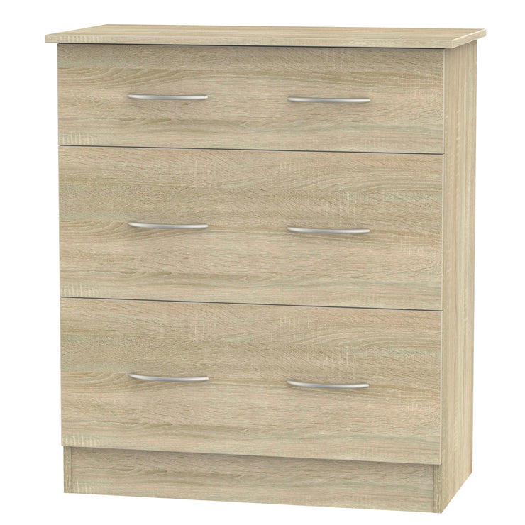 Avon 3 Drawer Deep Chest Of Drawers