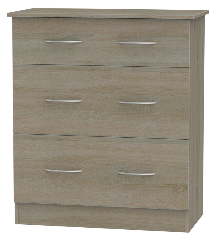 Avon 3 Drawer Deep Chest Of Drawers