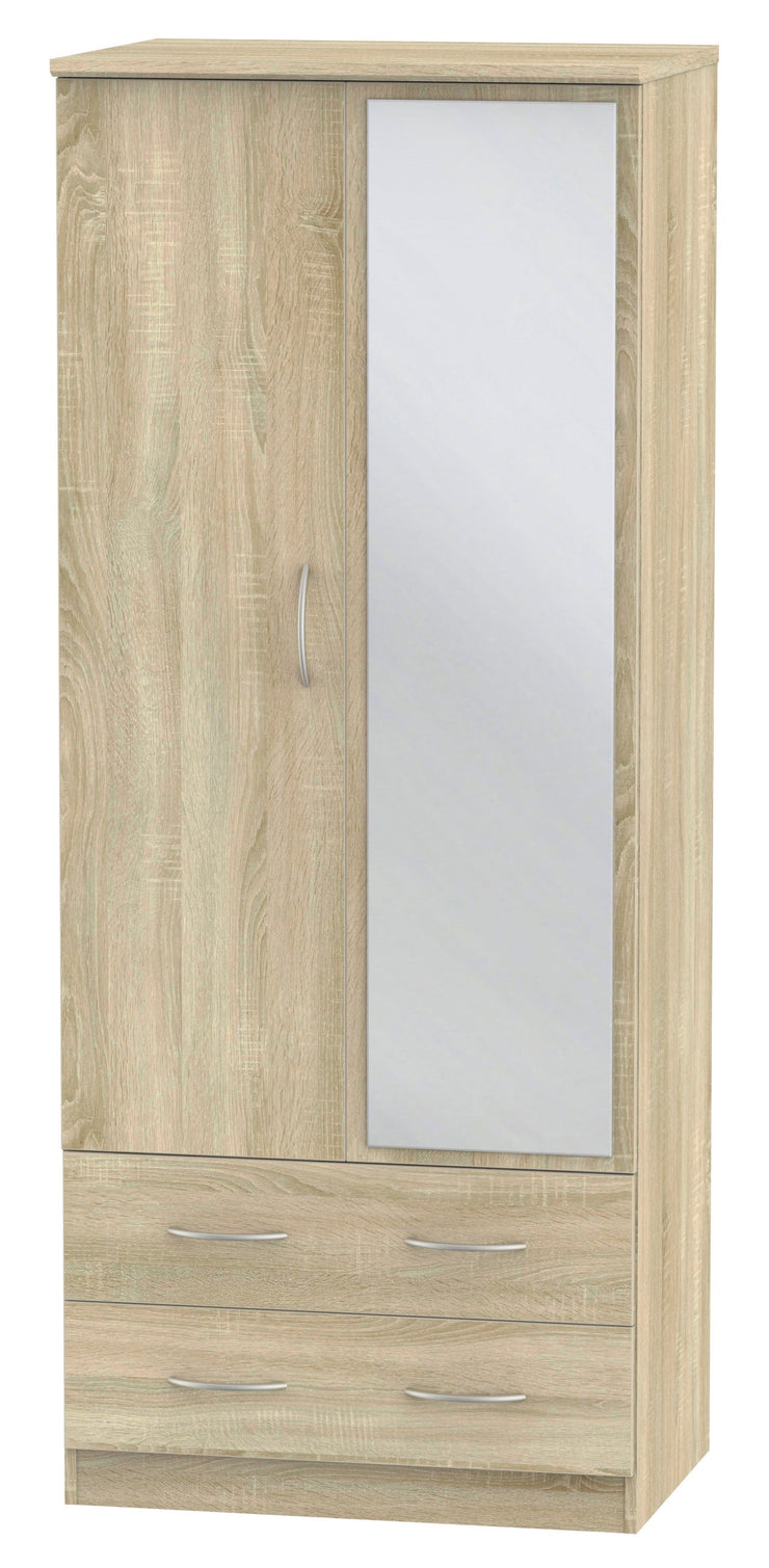 Avon 2 Door Mirror Combi Wardrobe