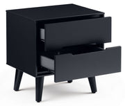 Alicia 2 Drawer Bedside - Anthracite