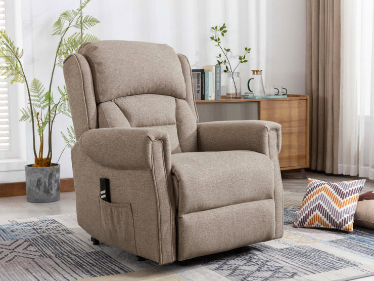 Sandringham Taupe Riser Recliner Chair