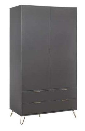 Arlo 2 Door 2 Drawer Wardrobe