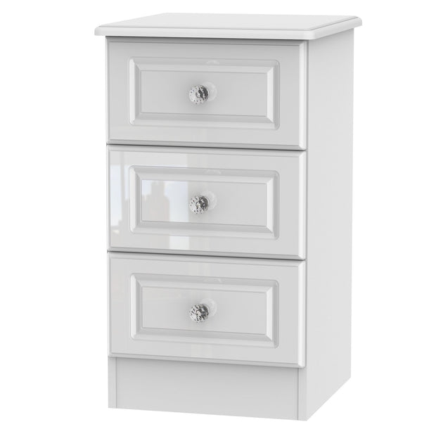 Balmoral 3 Drawer Bedside Cabinet