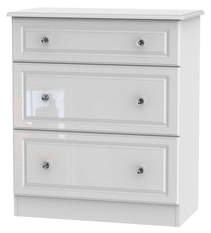 Balmoral 3 Drawer Deep Chest Of Drawers