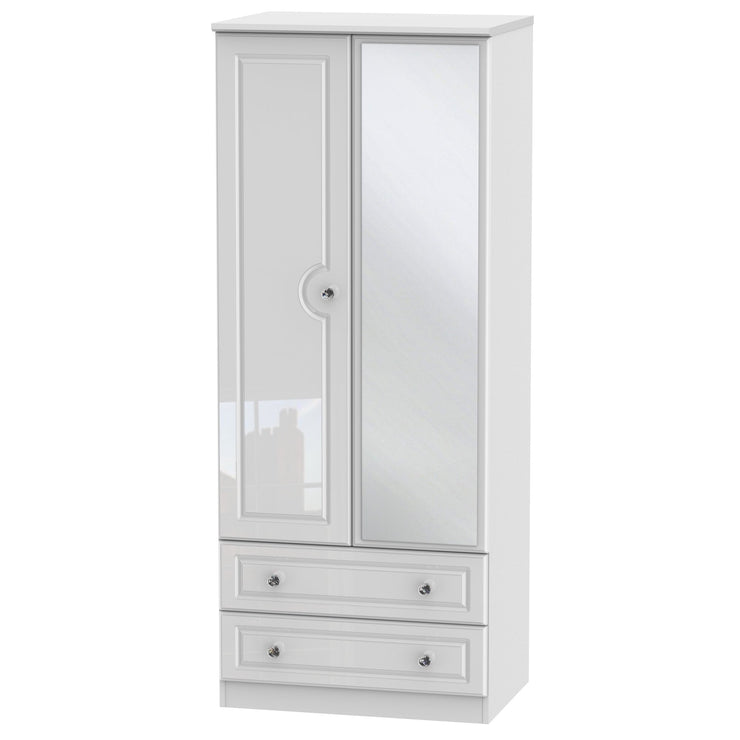 Balmoral 2 Door Mirror Combi Wardrobe