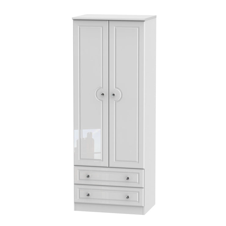 Balmoral 2 Door 2 Drawer Tall Wardrobe