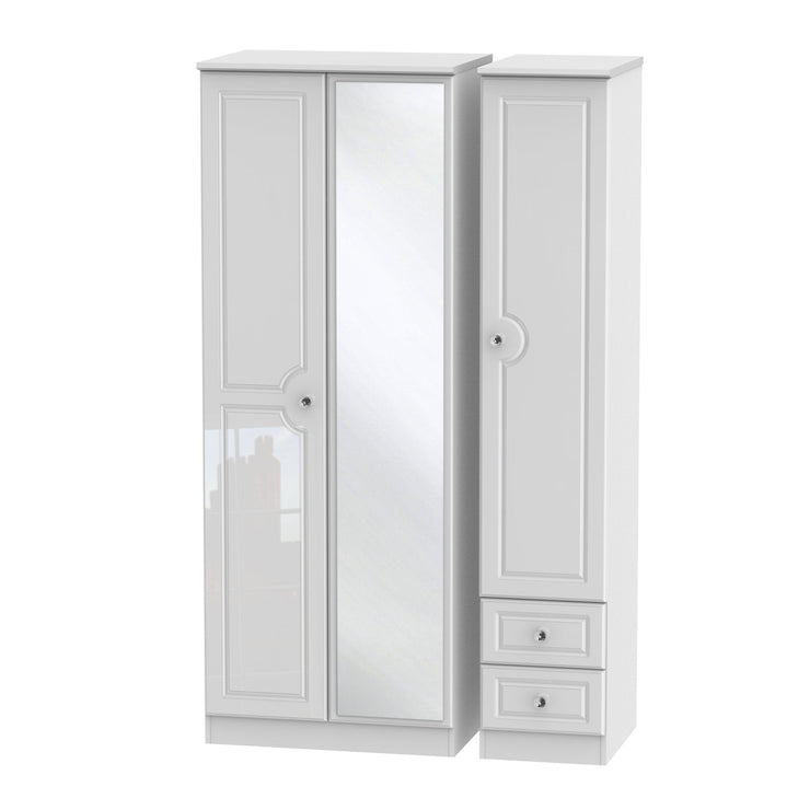 Balmoral 3 Door 2 Right Drawer Tall Combi Wardrobe