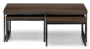 Brooklyn Nesting Coffee Tables - Dark Oak